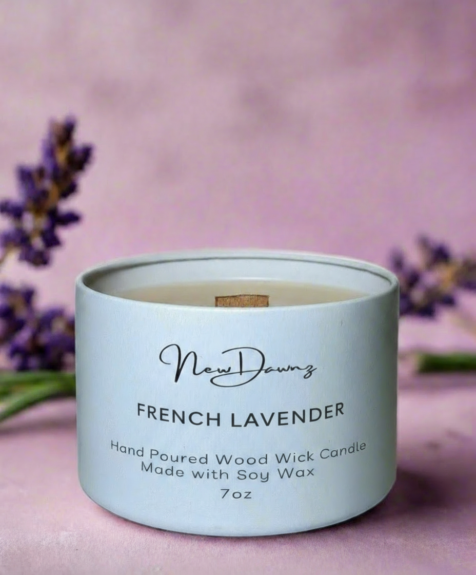 Lavender Wood wick candle