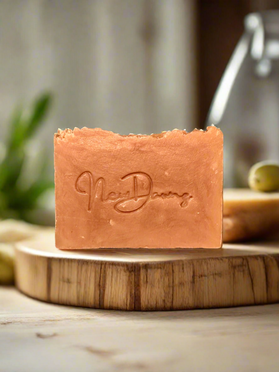 Oatmeal Goat Milk & Honey Handcrafted Bar Soap Fragrance Free For Sensitive Skin