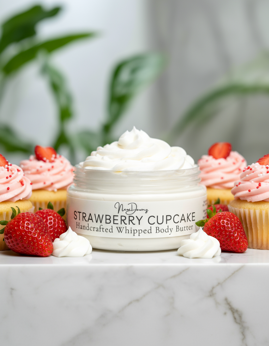 Strawberry Cupcake Whipped Body Butter