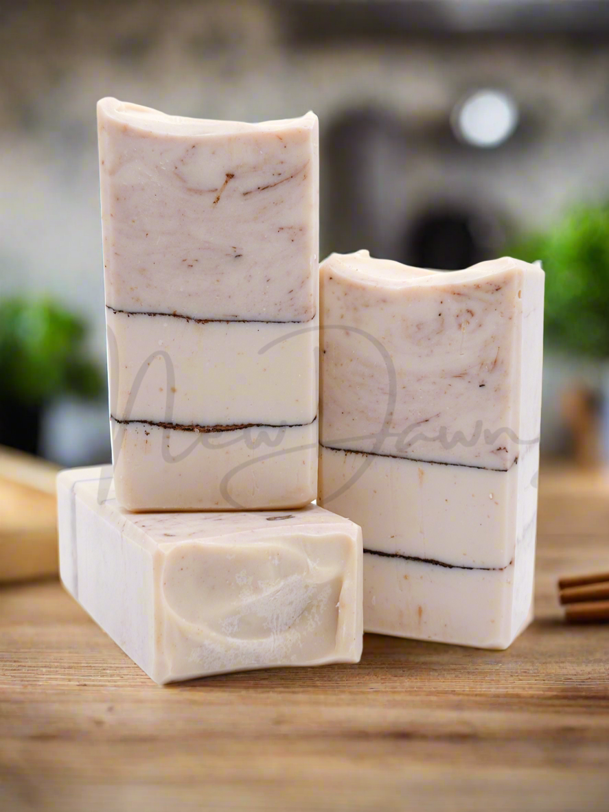 Coconut Milk & Oatmeal Handcrafted Bar Soap (Vegan)