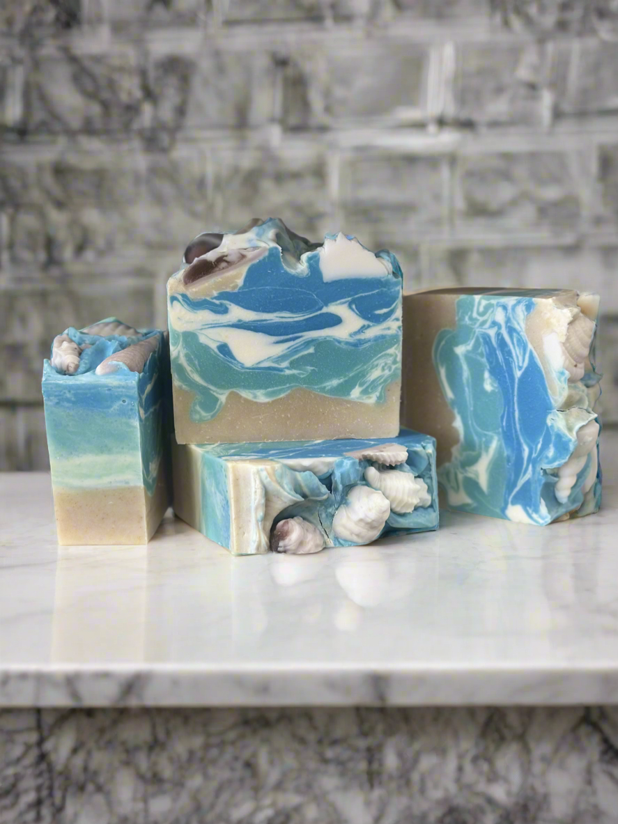 Seashells by the Seashore Handcrafted Bar Soap