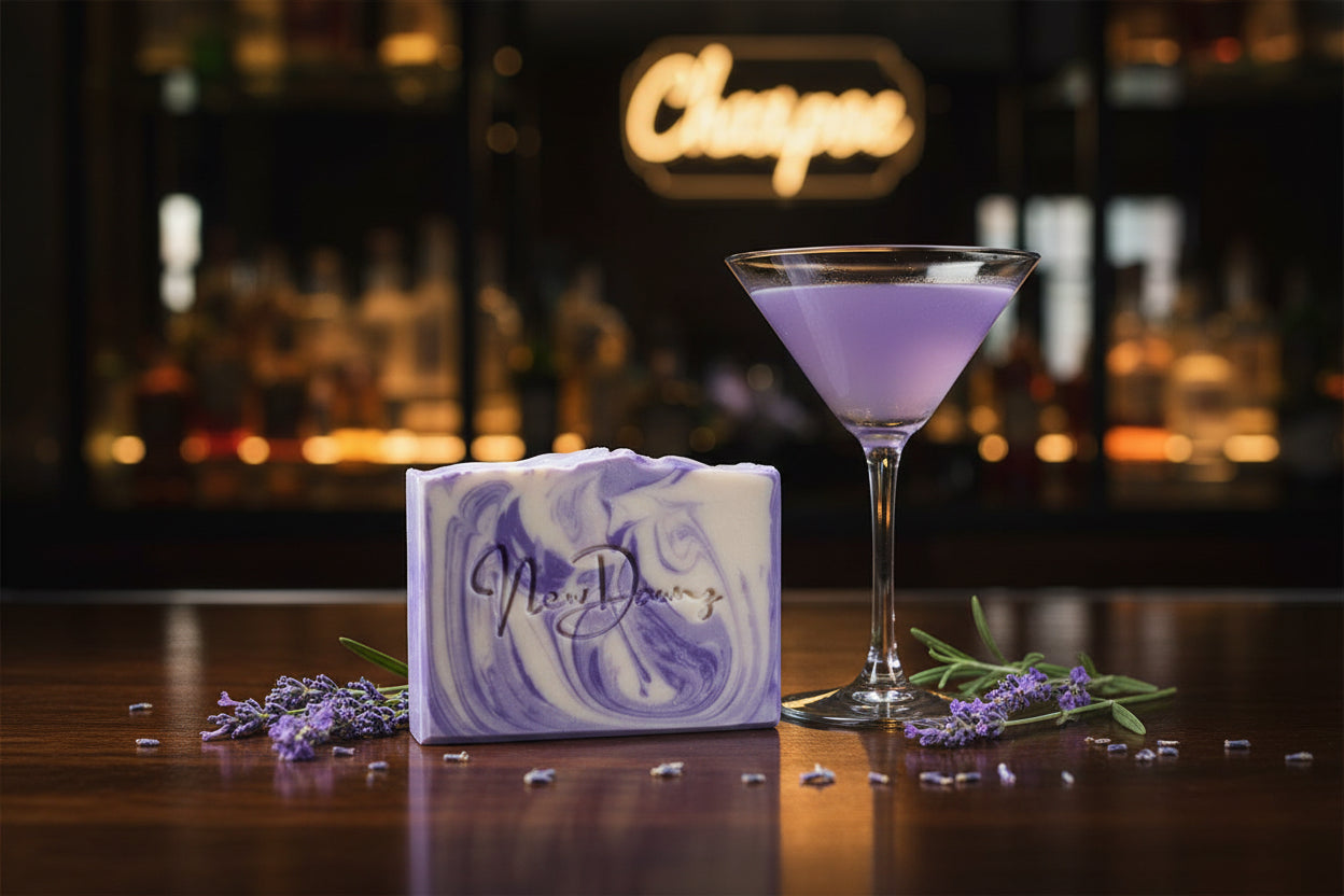Lavender Martini Handcrafted Bar Soap