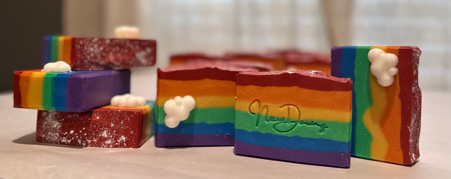 Rainbow Handcrafted Bar Soap